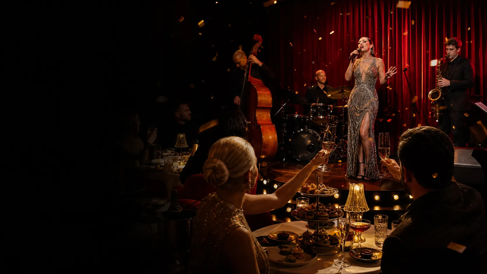 Silvester 2026 bei Medusa Prague — Dinner, Live-Musik und Party-Atmosphäre